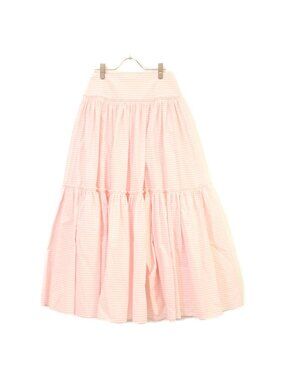 Chanel 24c Border Cotton Poplin Long 34 Dress